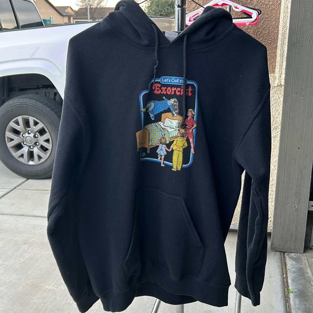 Men’s Small Hot Topic “Let’s Call the Excorcist” Hoodie